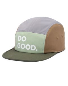 Cotopaxi Do Good 5 Panel Hat in Green Tea