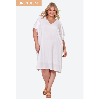 Eb and Ive Verve Dress in Blanc 