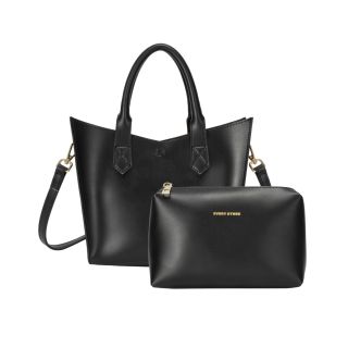 Every Other Twin Strap Grab Bag in Black  