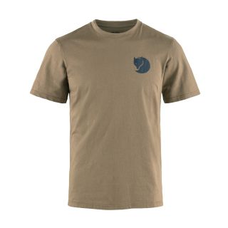 Fjallraven Walk with Nature T-shirt in Suede Brown