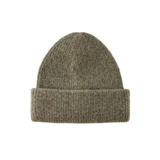 Pieces Pyron Beanie Hat in White Pepper