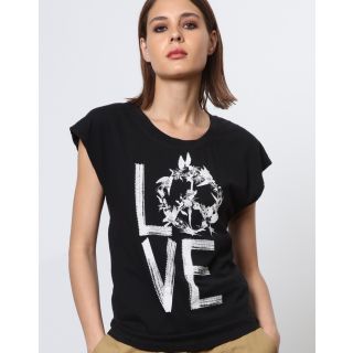 Religion Love T-shirt in Black