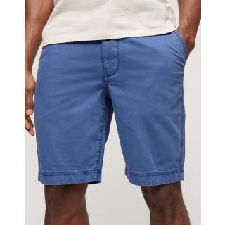 Superdry Officer Chino Shorts in Azure Blue 
