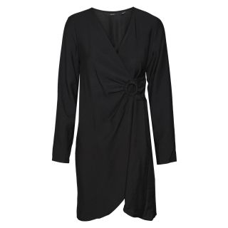 Vero Moda Abbi Nan Mini Dress in Black