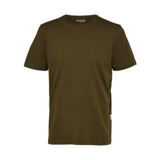 Selected Homme Haspen T-shirt in Dark Olive