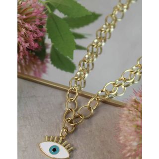 My Doris Chunky Eye Necklace in Gold 