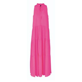 YAS Velo Maxi Dress in Fandango Pink