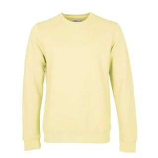 Colorful Standard Classic Organic Crew Neck Sweater in Soft Yellow