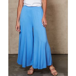Eb and Ive Zinnia Wide Leg Pants in Blue