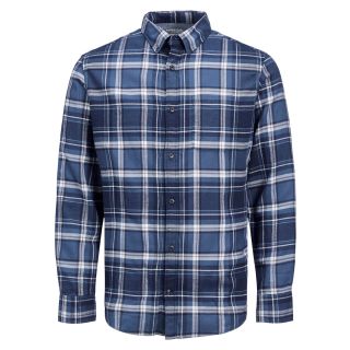 Jack and Jones Classic Check Shirt in Navy