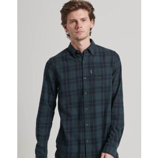 Superdry Vintage Check Shirt in Hoxton Blue