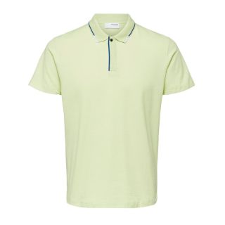 Selected Homme Marcus Polo Top in Lime
