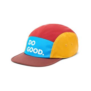 Cotopaxi U Do Good 5 Panel Hat in Saltwater and Chestnut