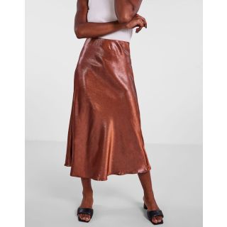 YAS Coco Skirt in Brown