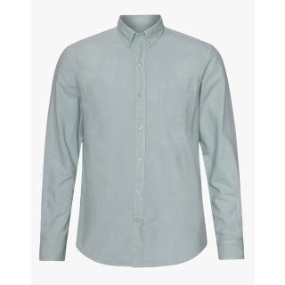 Colorful Standard Organic Button Down Shirt in Steel Grey
