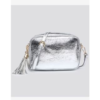 Kyle Metallic Bag in Silver One Size