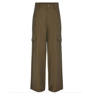 Numph Waleria Pants in Ivy Green
