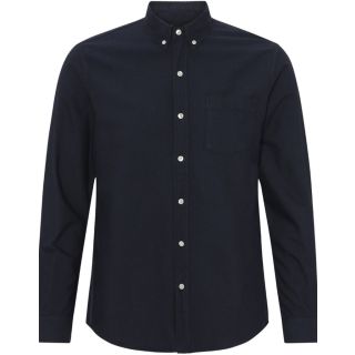 Colorful Standard Organic Button Down Shirt in Navy