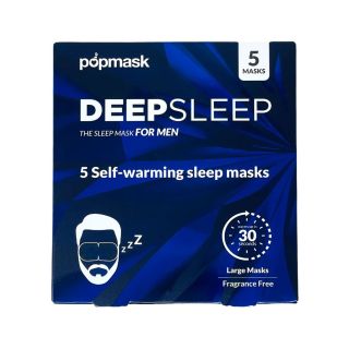 Popmask Deep Sleep FOR MEN Self Heat Sleep Mask - 5 pack One Size