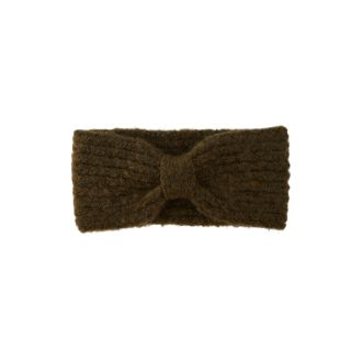 Pieces Pyron Knitted Headband in Olive