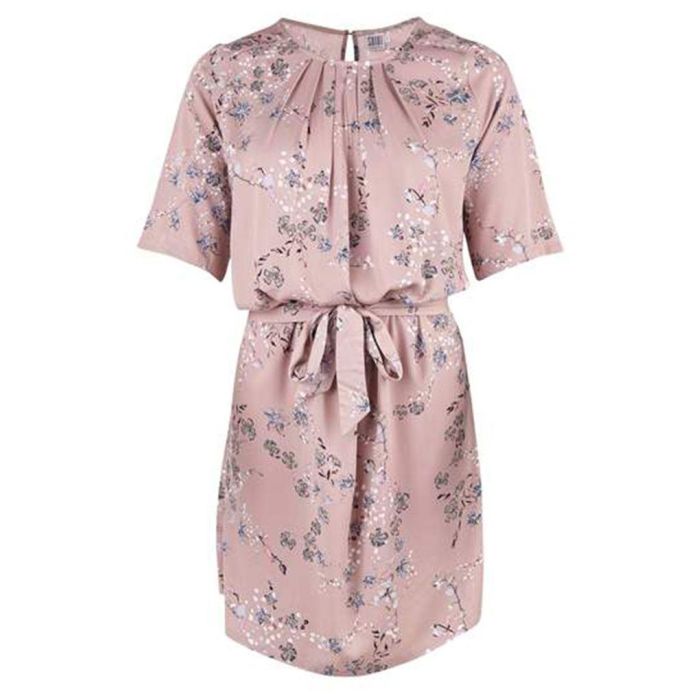 Saint Tropez Pink Flower Print Tea Dress
