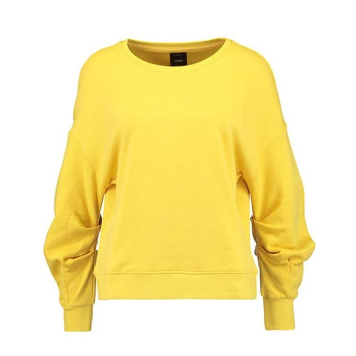 Only Oversized Boyfriend Sweatshirt in Yellow