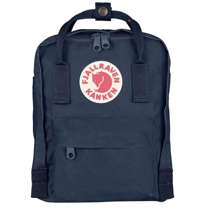 fjallraven mini kanken backpack in navy