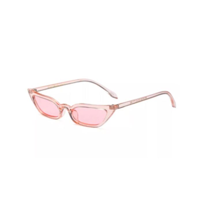 Clear Pink Cateye Sunglasses