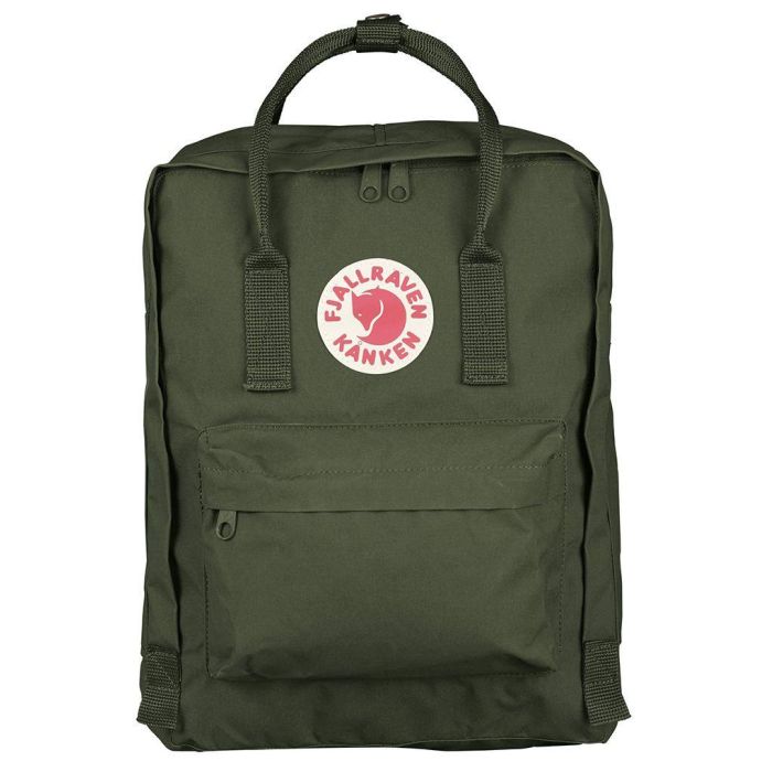 fjallraven classic kanken backpack in forest green