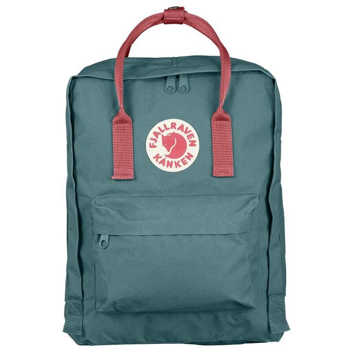 fjallraven classic kanken backpack in frost green
