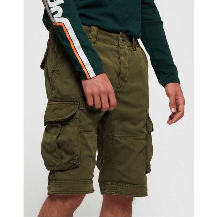 khaki cargo shorts