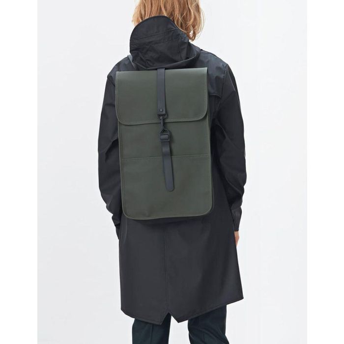 green waterproof backpack