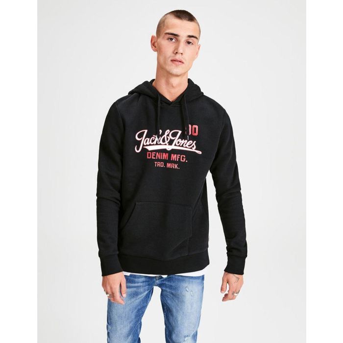 black jack and jones logo hoodie