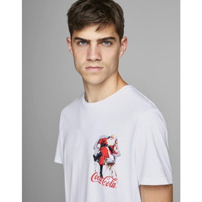 jack and jones coke cola t-shirt in white