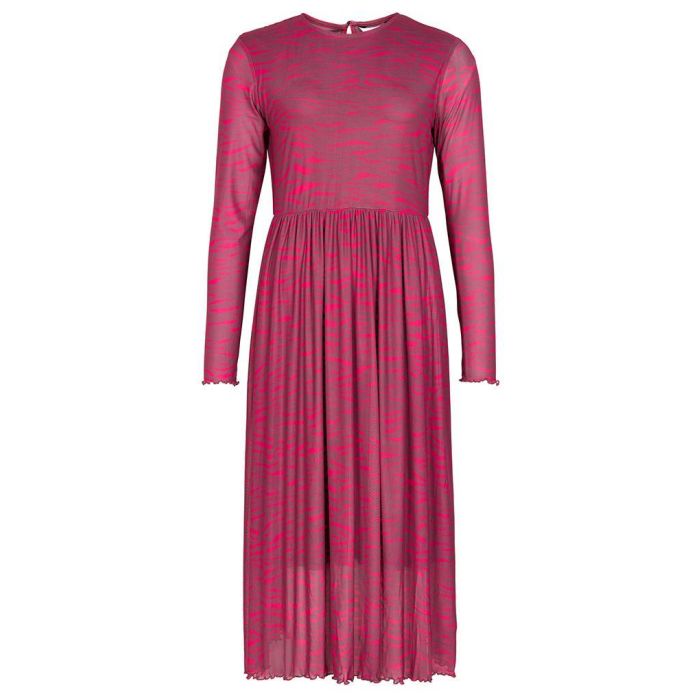 Numph Luisianna Dress in Pink Zebra | Shop Numph Dresses