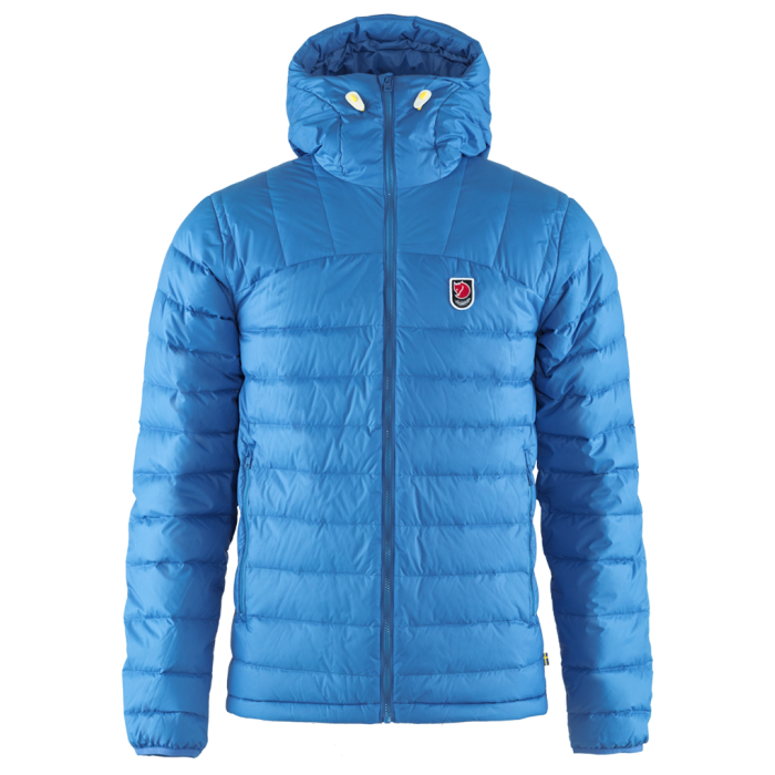 fjallraven expedition pack down hoodie in un blue 