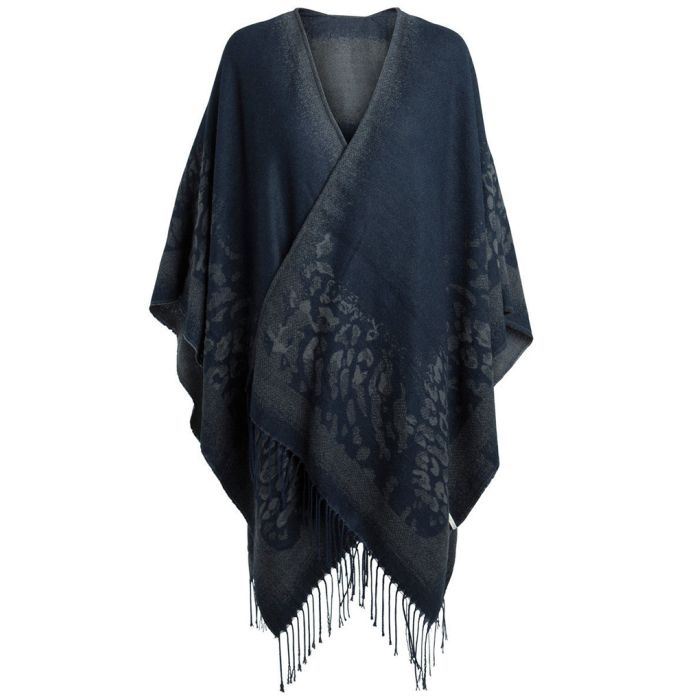 Pieces Cape in navy