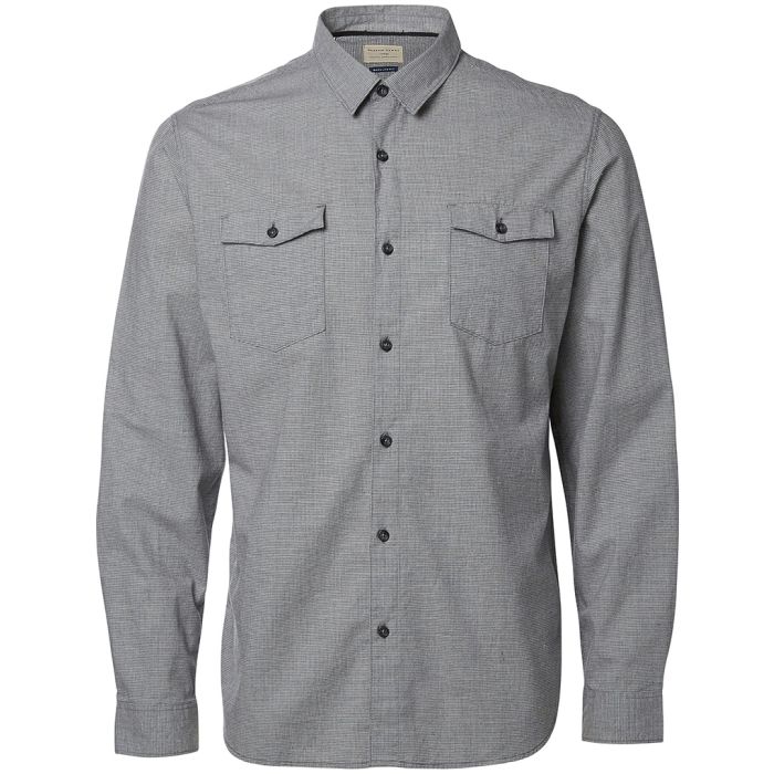 Selected Homme James Shirt in Grey 