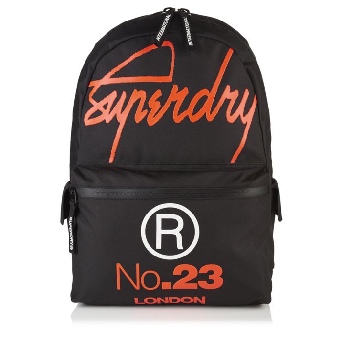 Superdry international rucksack in black