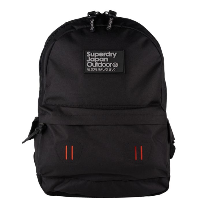Superdry black rucksack