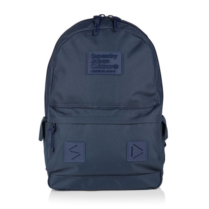 navy superdry backpack
