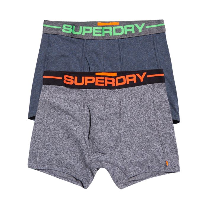 Superdry sport boxer in grey and navy