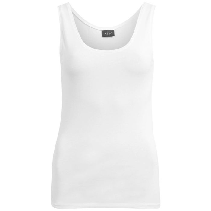 Vila Clothing Tank Top in White