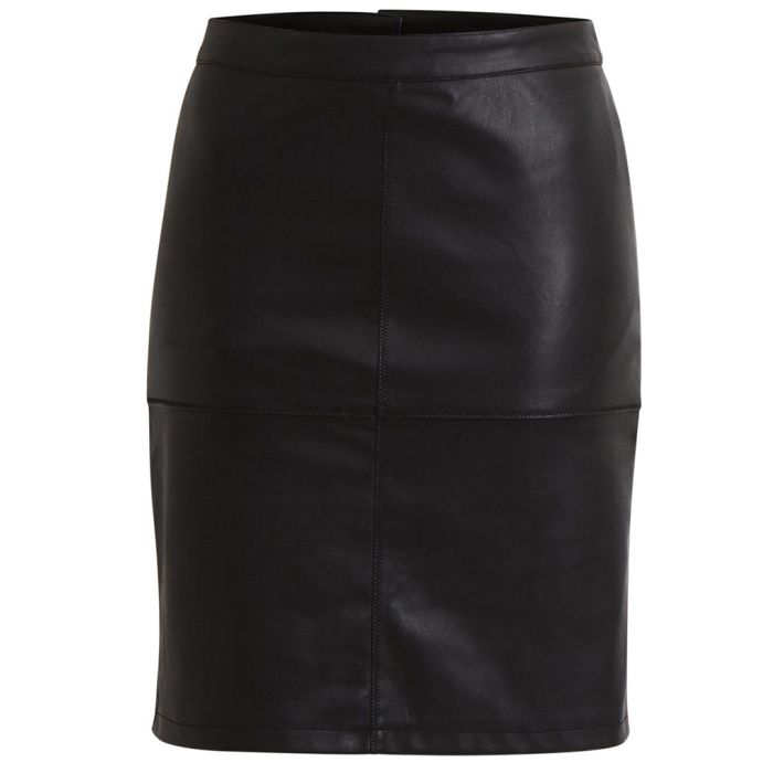 Vipen Faux Leather Skirt