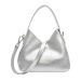 Also available in Every Other Dual Strap Slouch Small Bag in Silver 