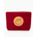 Also available in My Doris Smiley Face Velvet Medium Purse in Pink